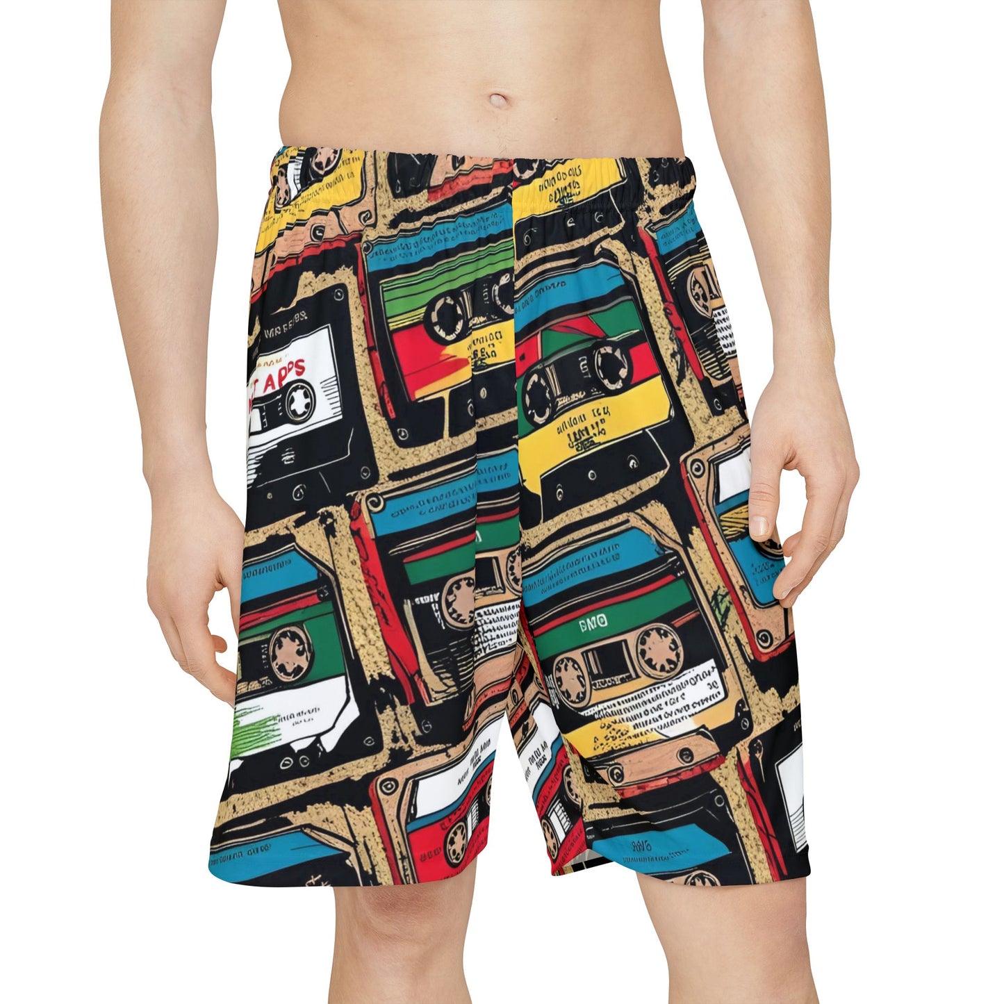 All Over Print Mixtape Shorts Mens Sports Shorts (AOP)