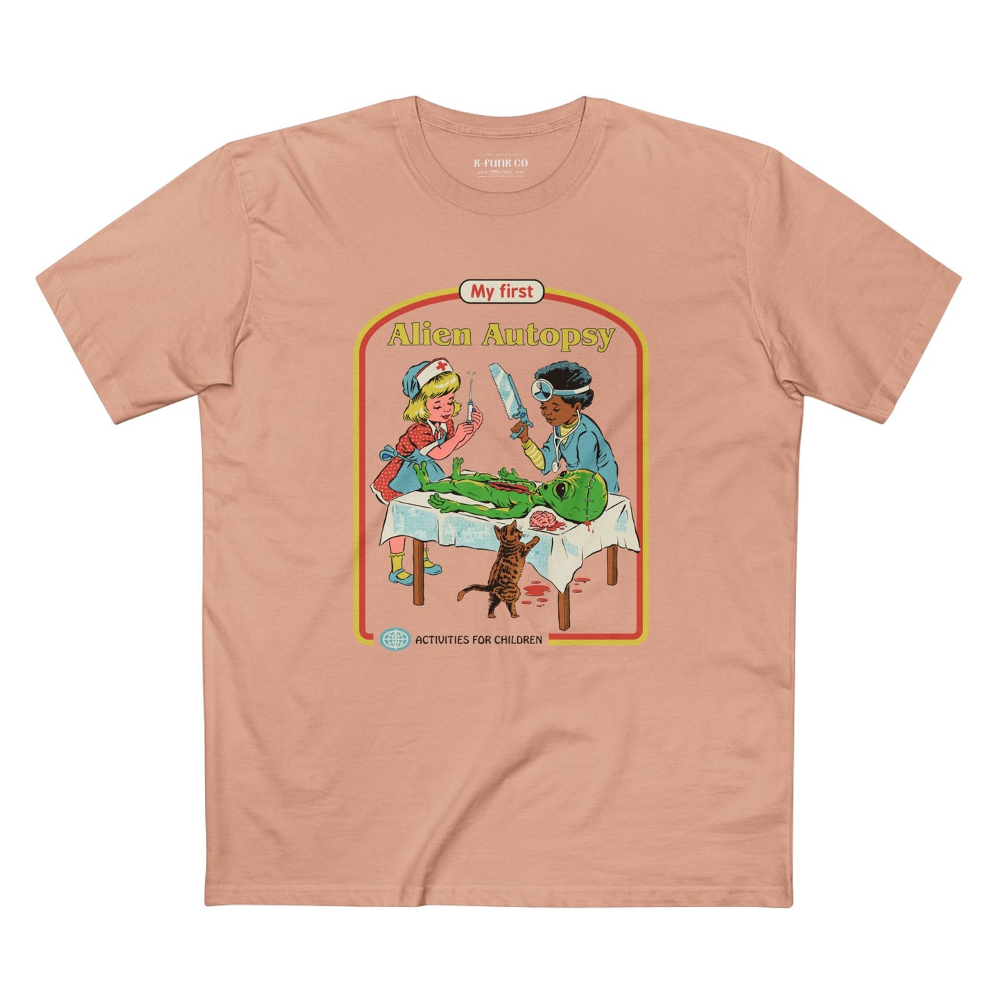 Alien Autopsy Graphic Tee — Nostalgic Film-Style Alien T-Shirt