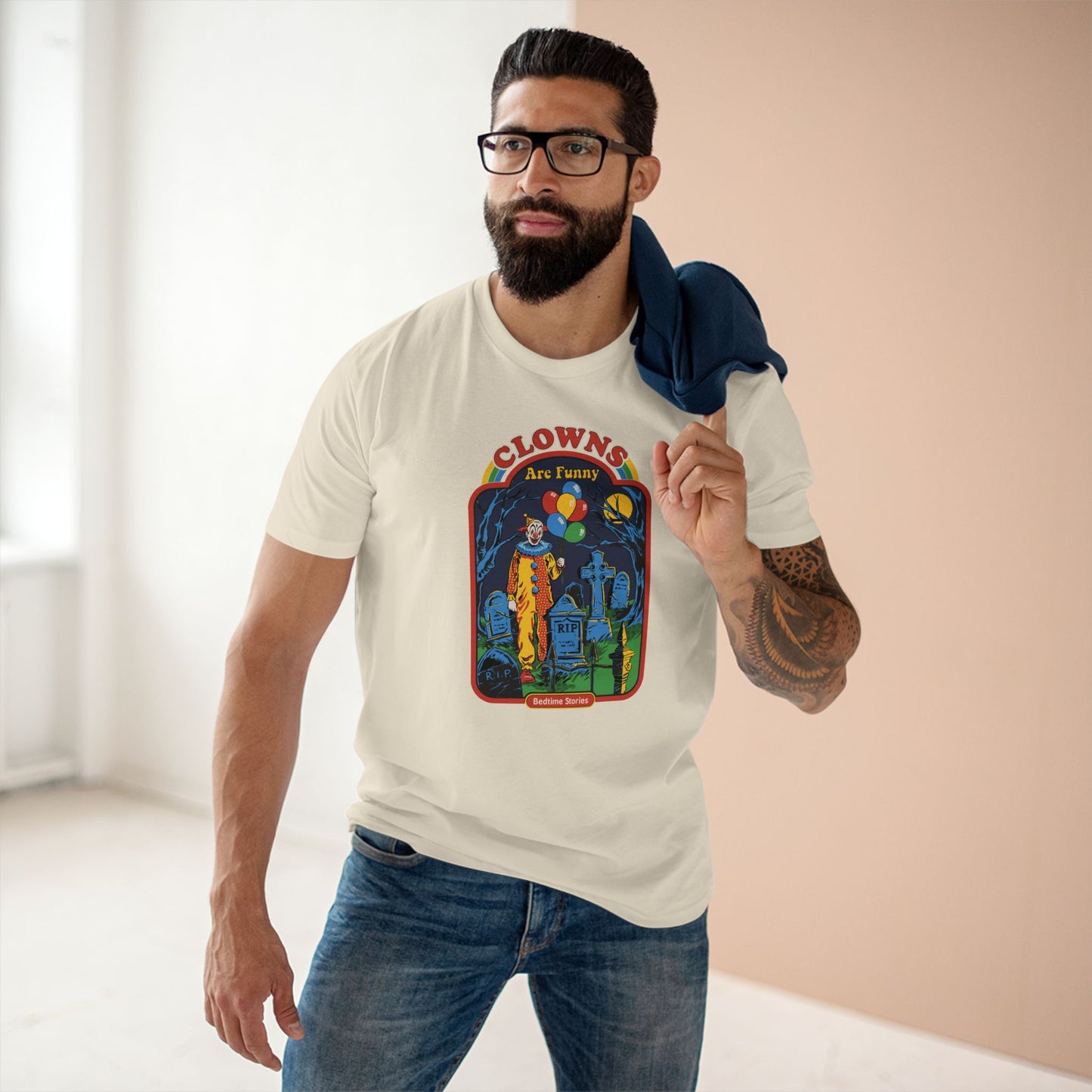 Retro Horror Clown Tee — Nostalgic 80s Film Graphic