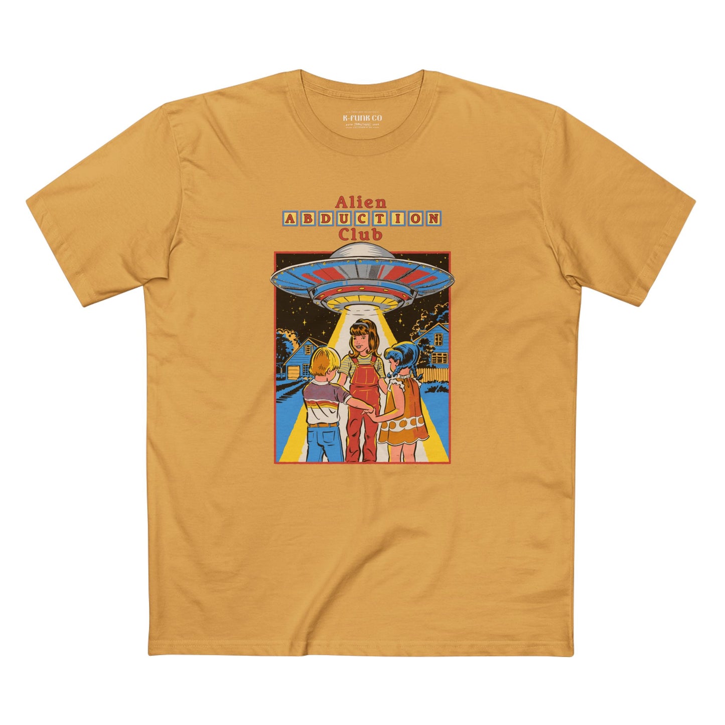 Alien Abduction Club Tee, Alien T-shirt, Retro Horror Graphic T-Shirt