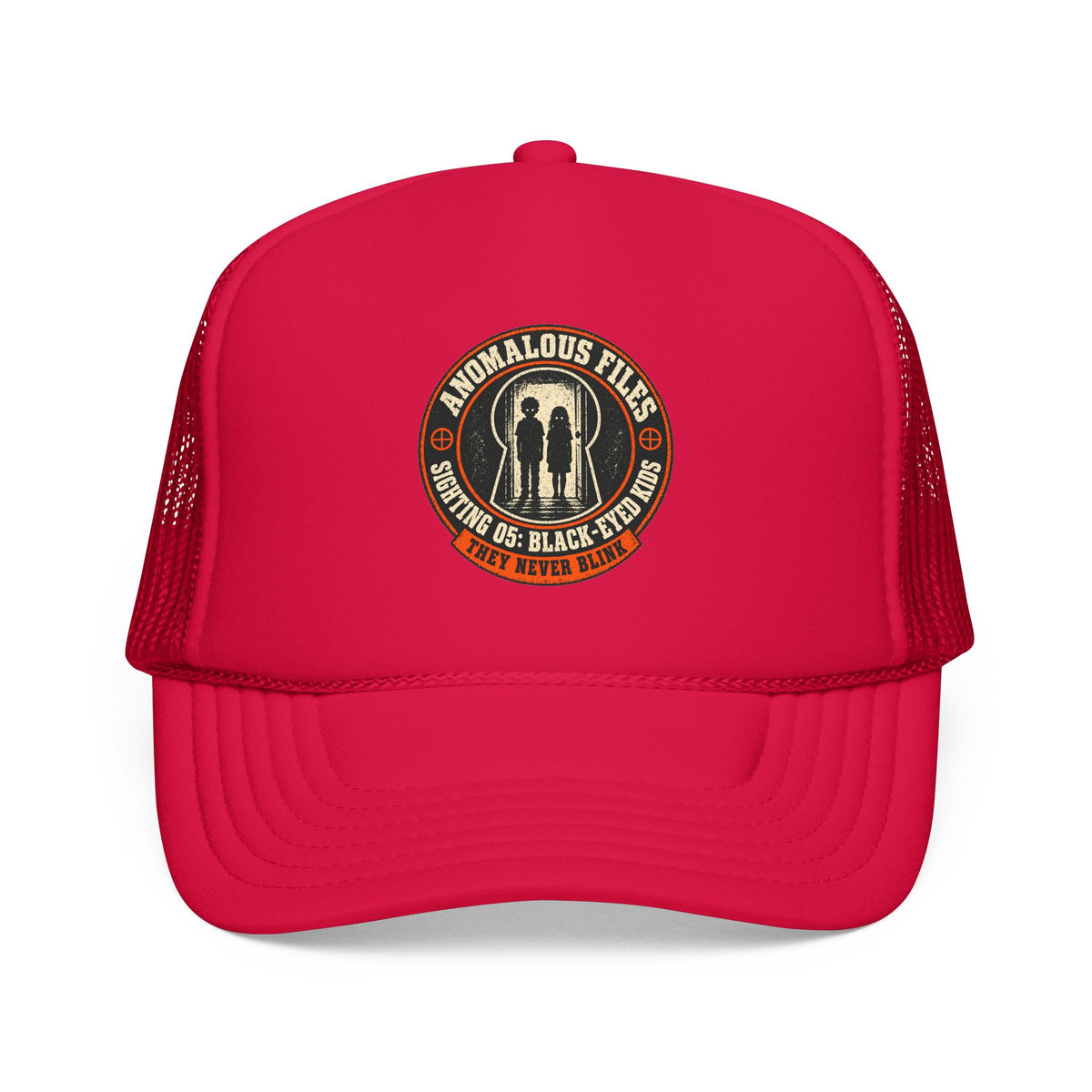 Anomalous Files Sighting 5:Black-Eyed Kids Foam Trucker Hat
