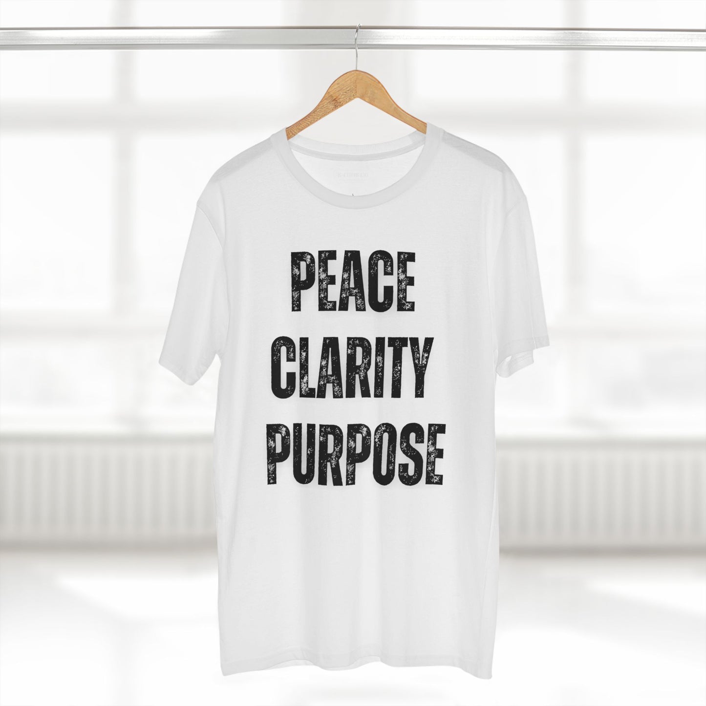 Peace Clarity Purpose/Black Tee