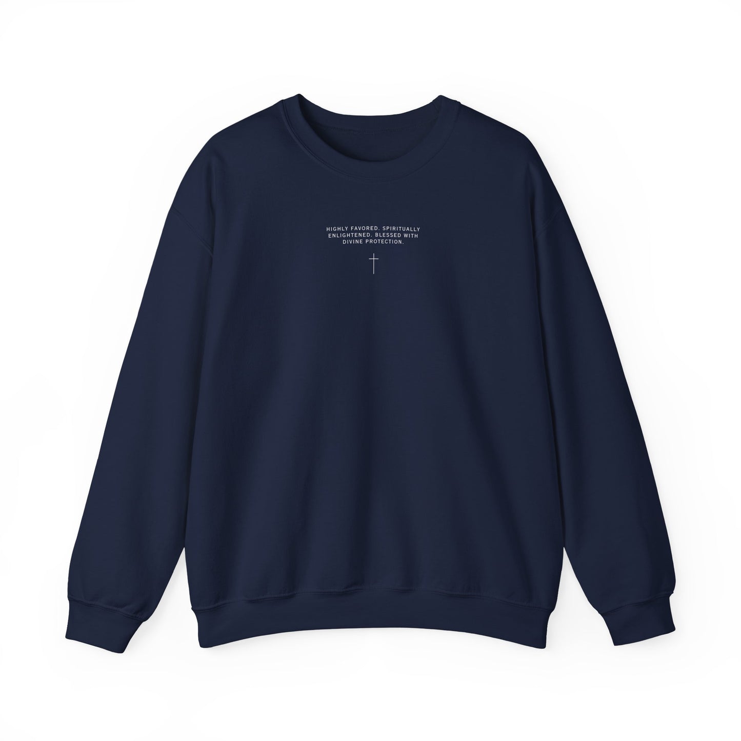 Chosen One/White Unisex Heavy Blend™ Crewneck Sweatshirt