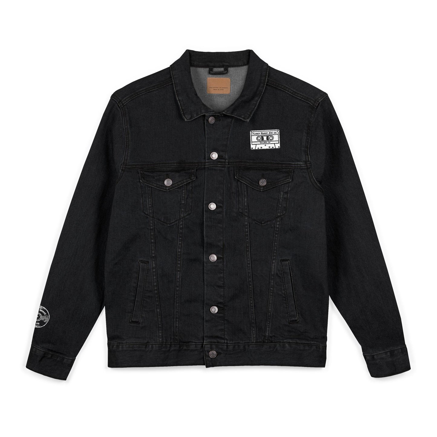 Funky Shave Ice Co Unisex Denim Jacket (Embroidery)