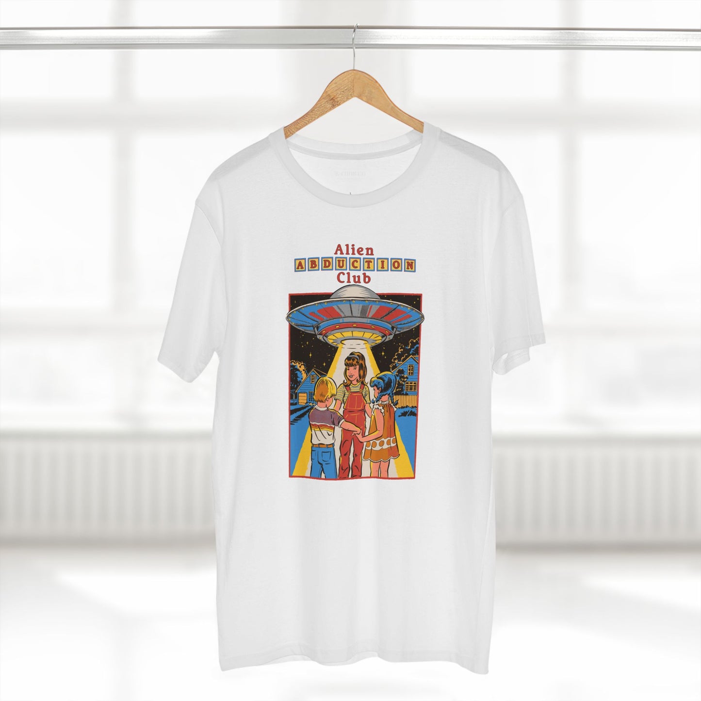 Alien Abduction Club Tee, Alien T-shirt, Retro Horror Graphic T-Shirt