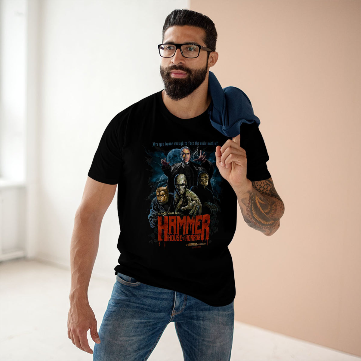 Retro 80s Horror Movie Tee — Nostalgic Film Graphic Tee