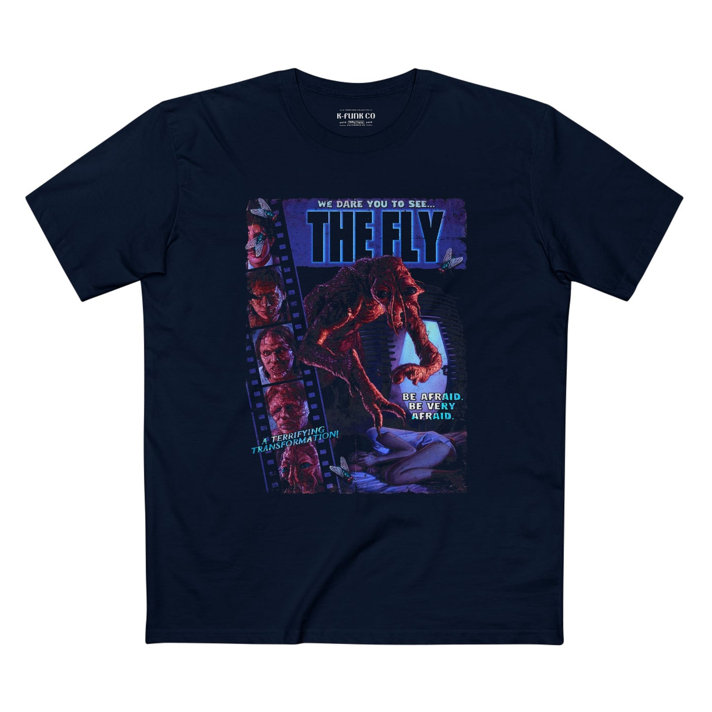 80s Horror Movie T-Shirt — The Fly Retro Graphic Tee