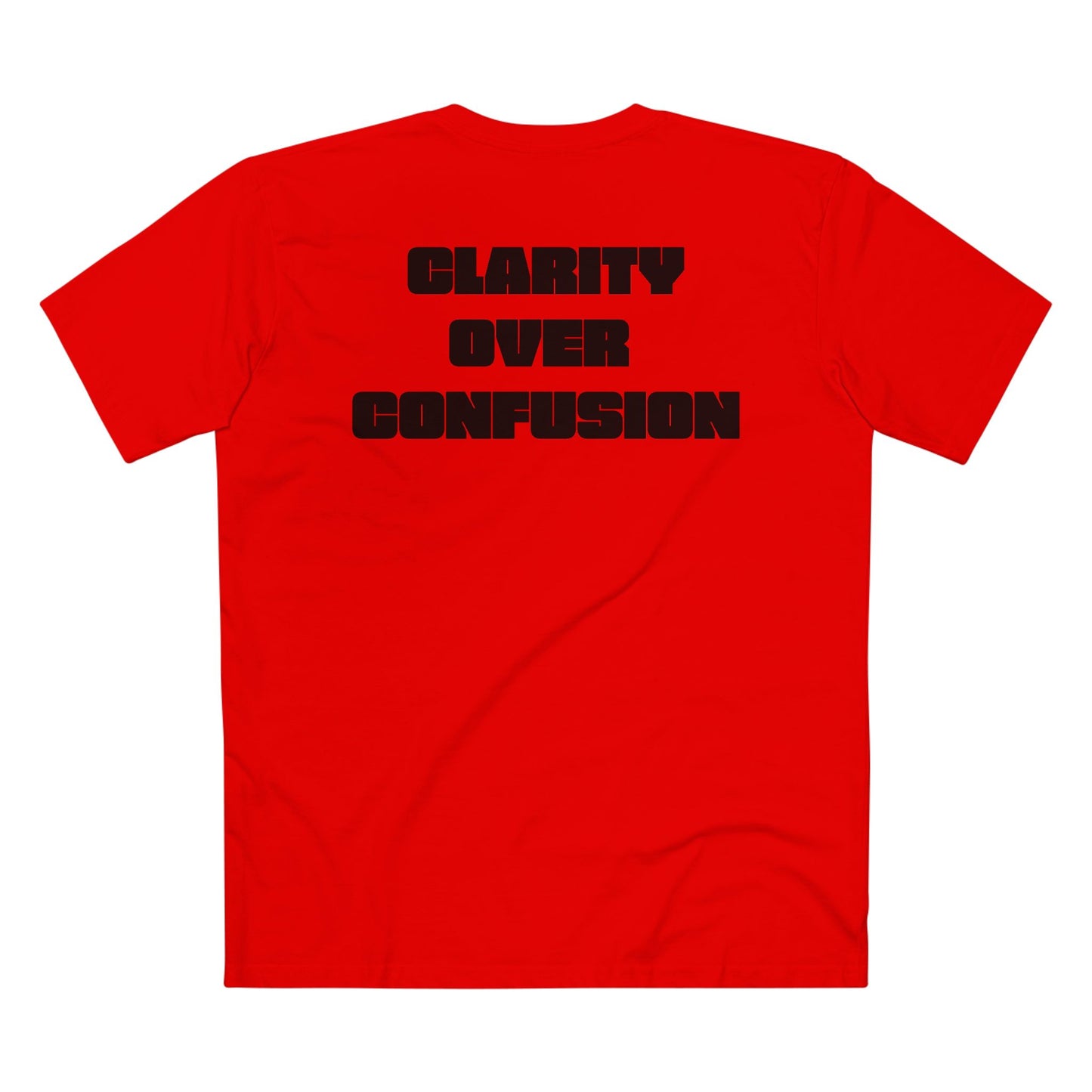 Clarity Over Confusion, Alignment Tee/Black Text
