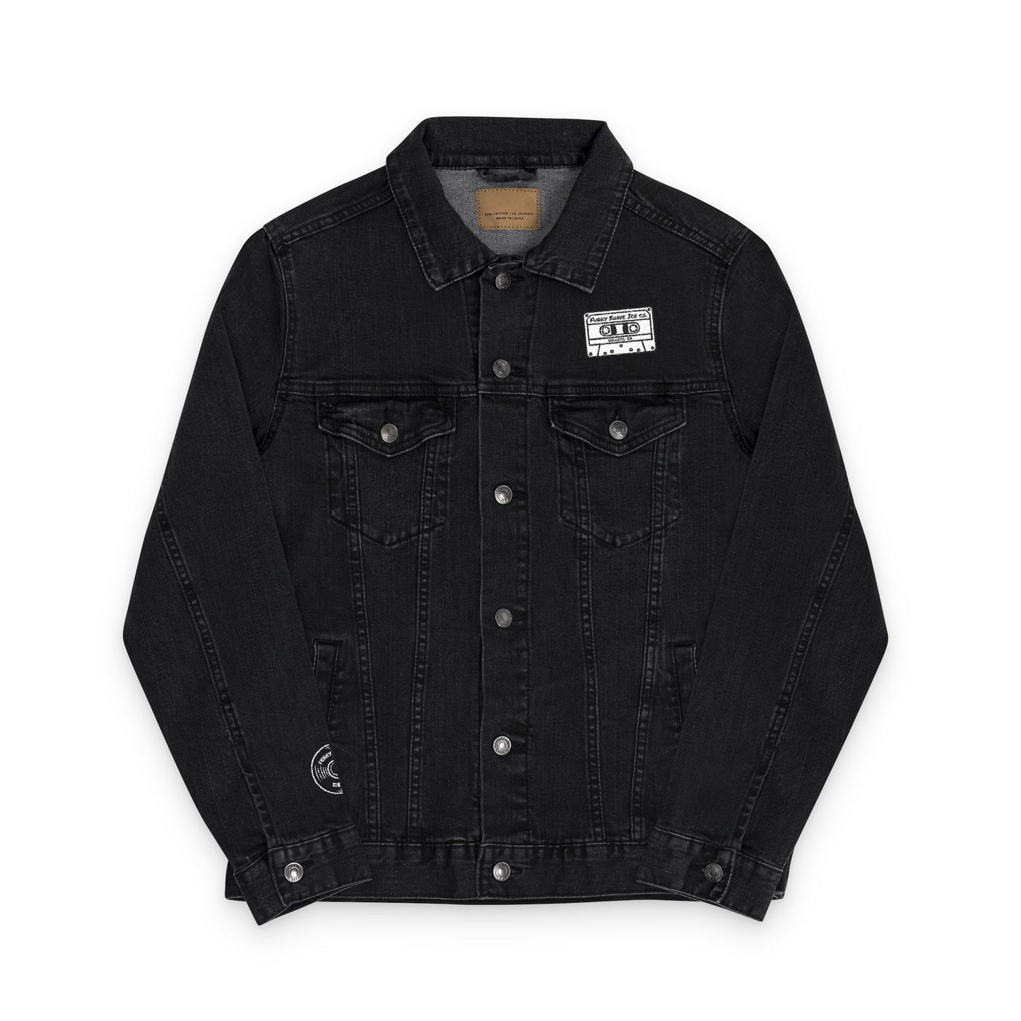 Funky Shave Ice Co Unisex Denim Jacket (Embroidery)