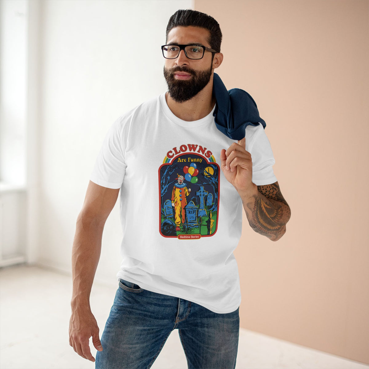 Retro Horror Clown Tee — Nostalgic 80s Film Graphic