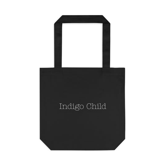 Indigo Child Cotton Tote Bag/Black