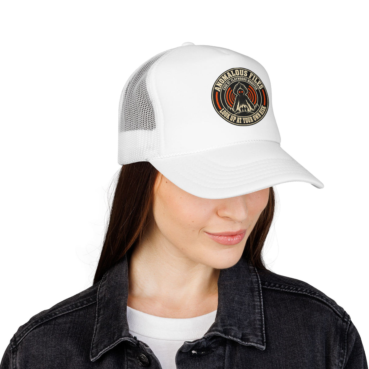 Anomalous Files Case 7: Flatwoods Monster Foam Trucker Hat