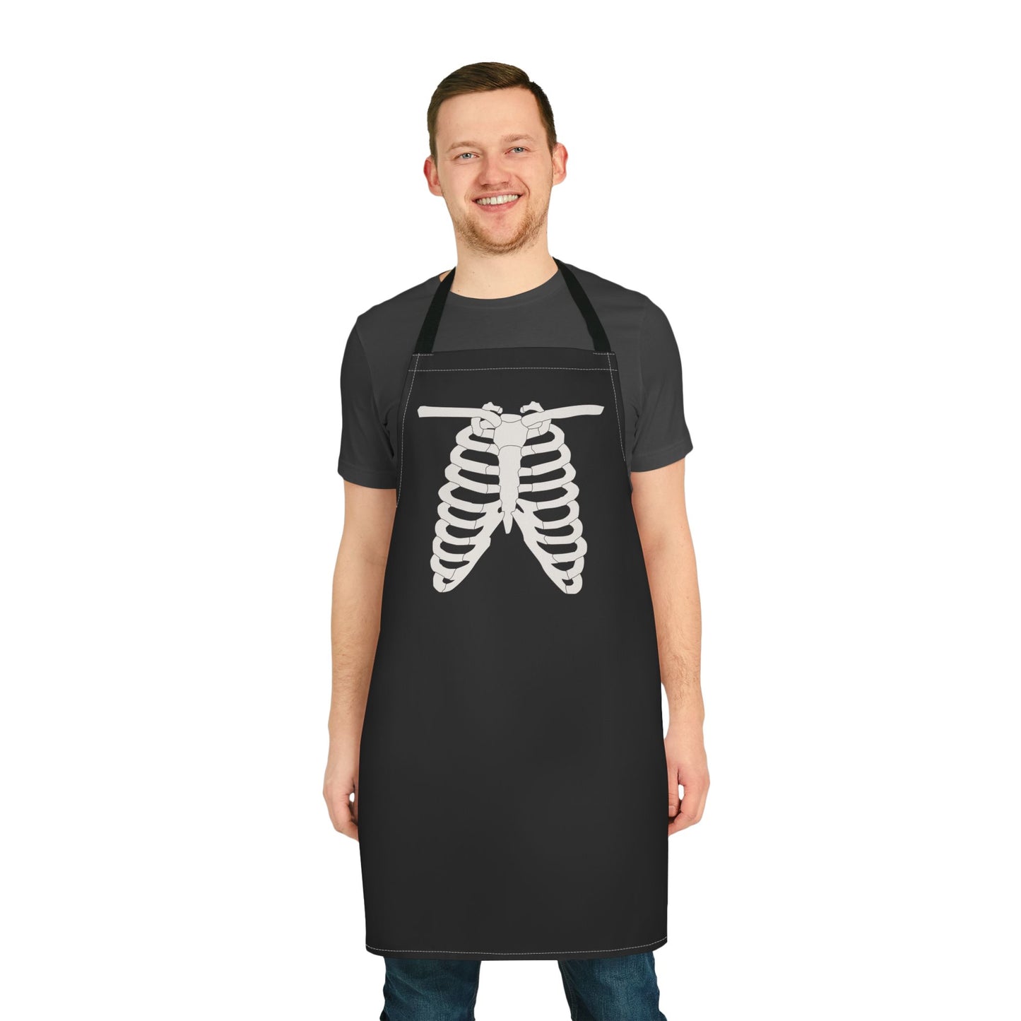 Skeleton Ribcage Apron, 5-Color Straps (AOP)