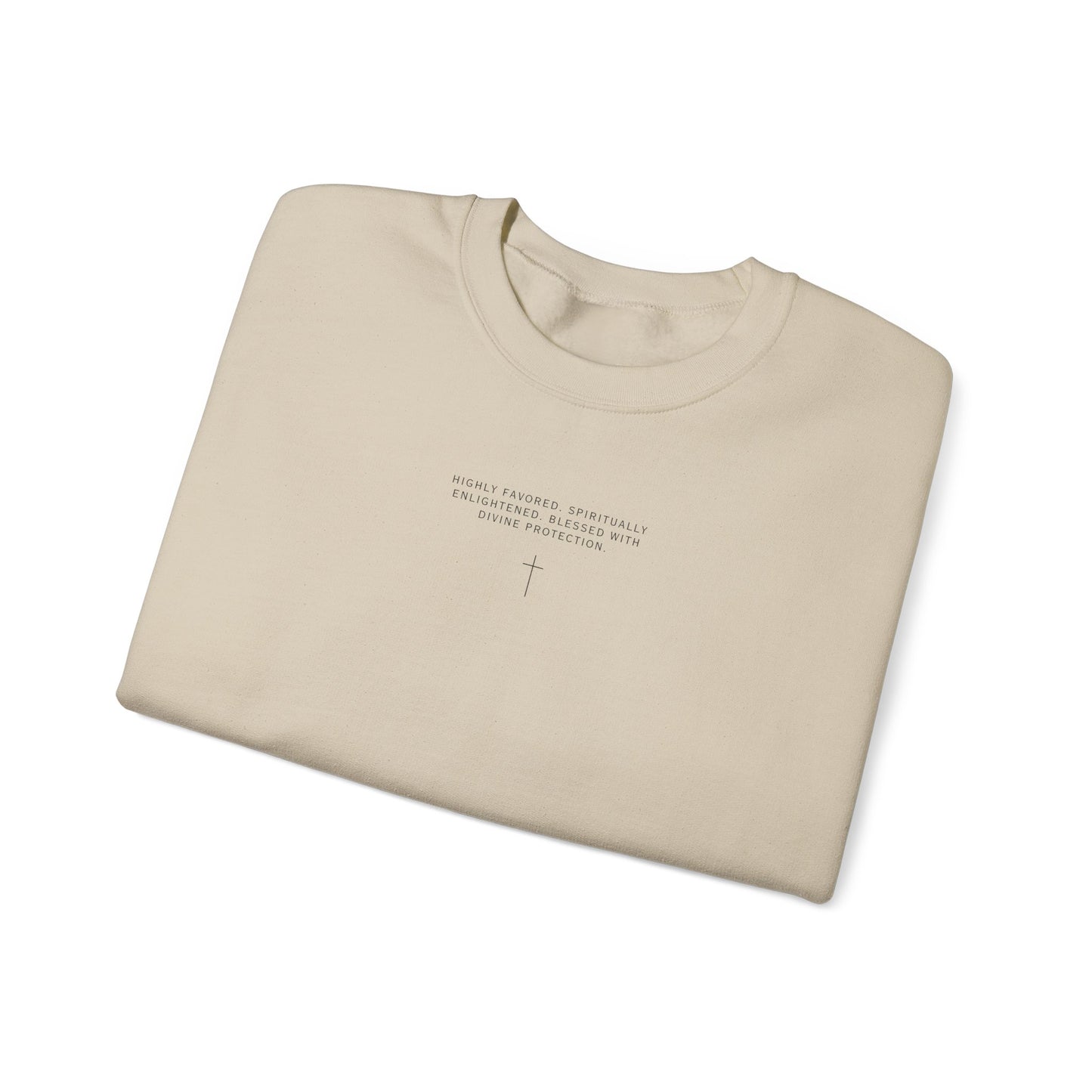 Chosen One/Black Unisex Heavy Blend™ Crewneck Sweatshirt