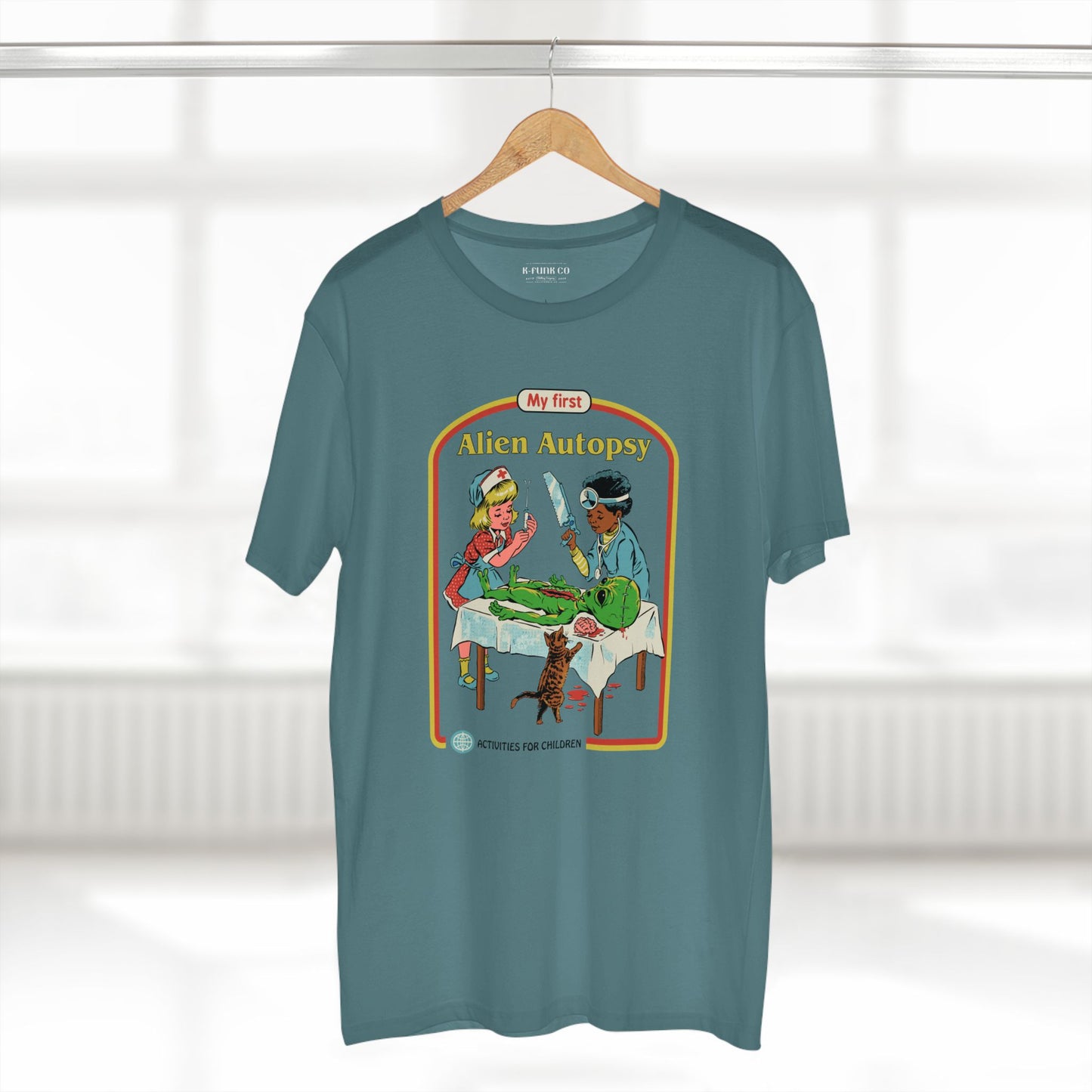 Alien Autopsy Graphic Tee — Nostalgic Film-Style Alien T-Shirt