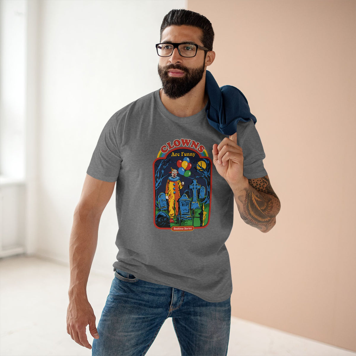Retro Horror Clown Tee — Nostalgic 80s Film Graphic