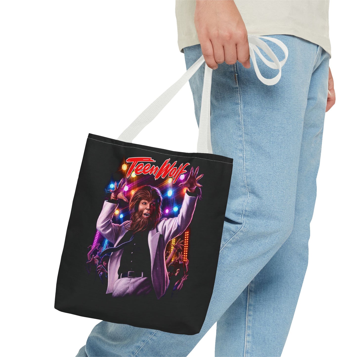Teen Wolf 80s Werewolf Classic Movie Tote Bag