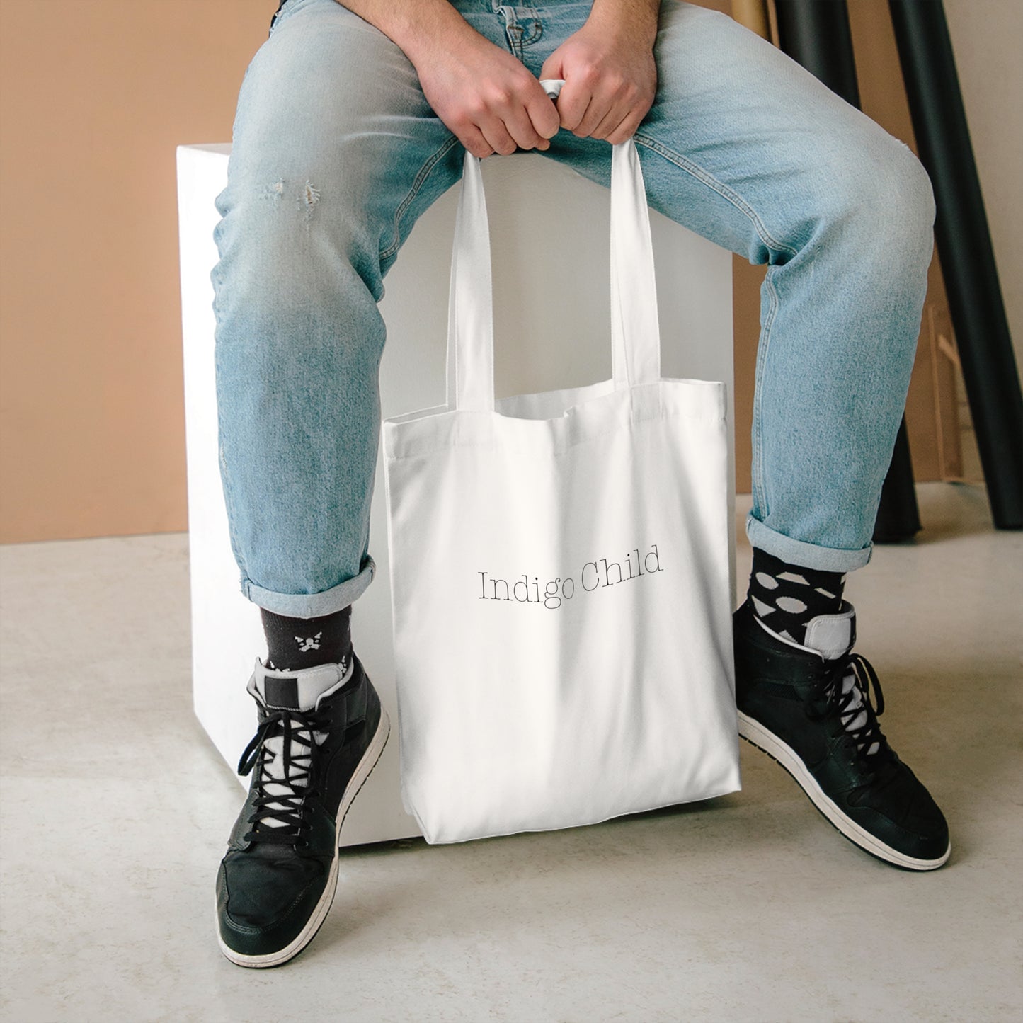 Indigo Child Cotton Tote Bag