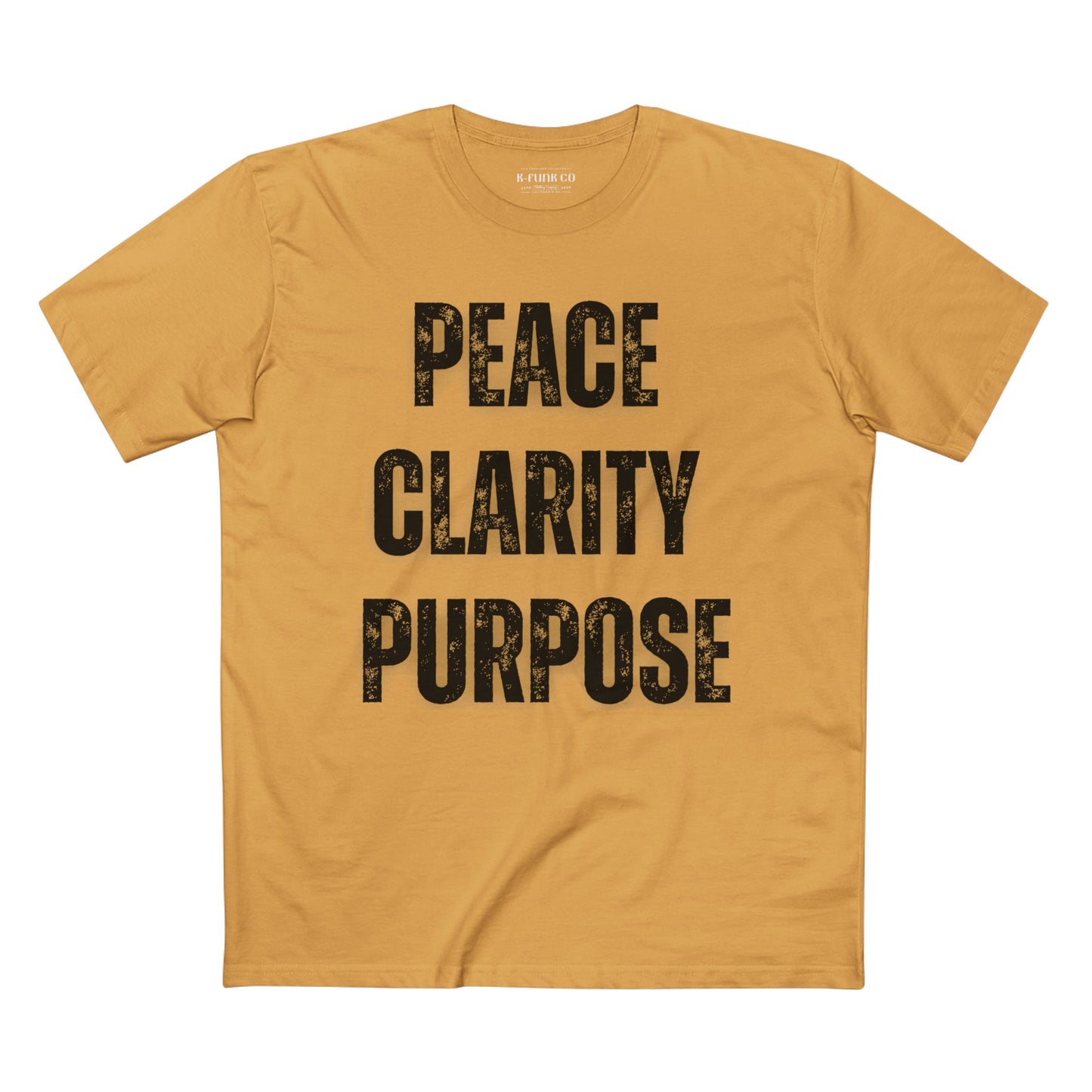 Peace Clarity Purpose/Black Tee