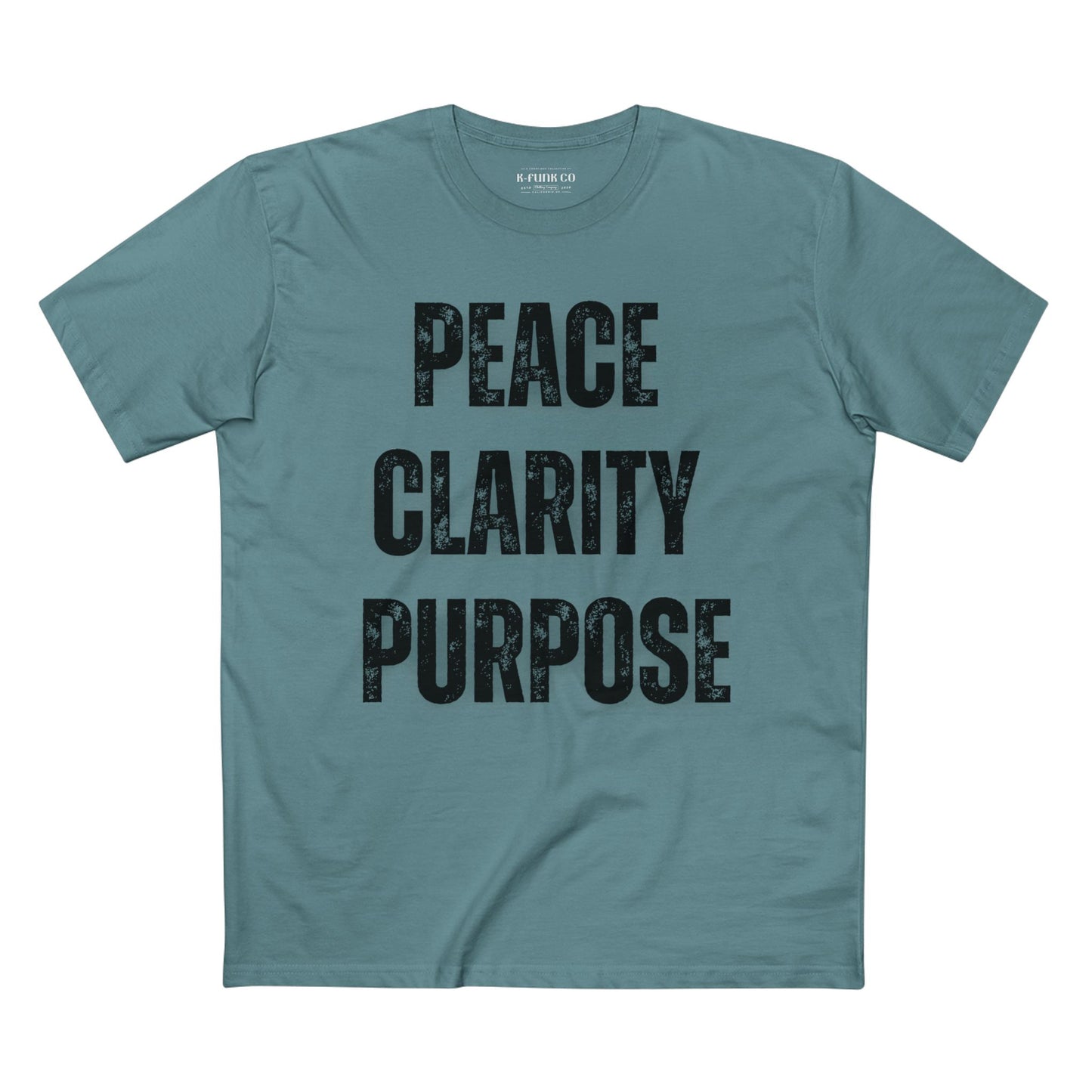 Peace Clarity Purpose/Black Tee