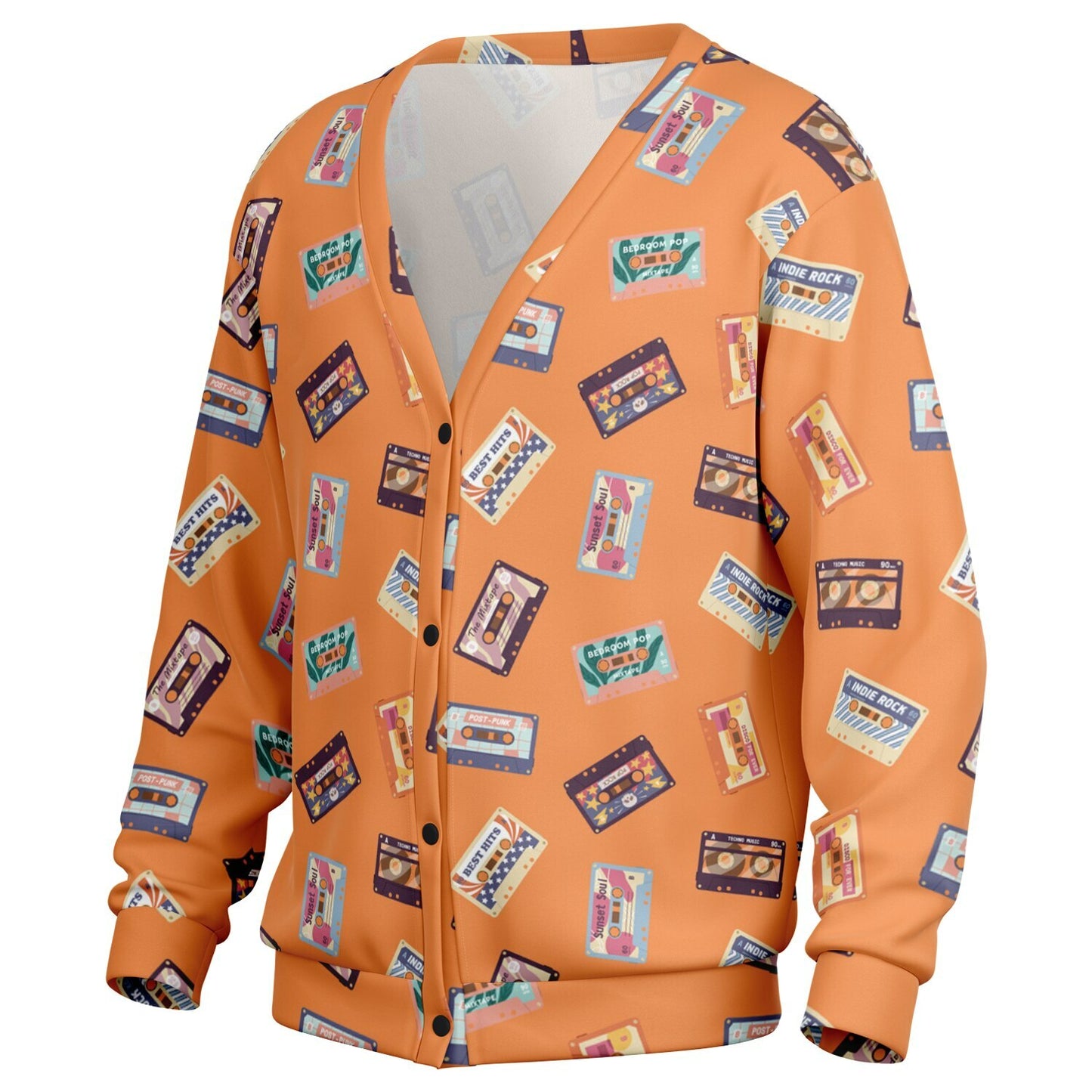 K-Funk Co. Mixtape Classics Cardigan - AOP