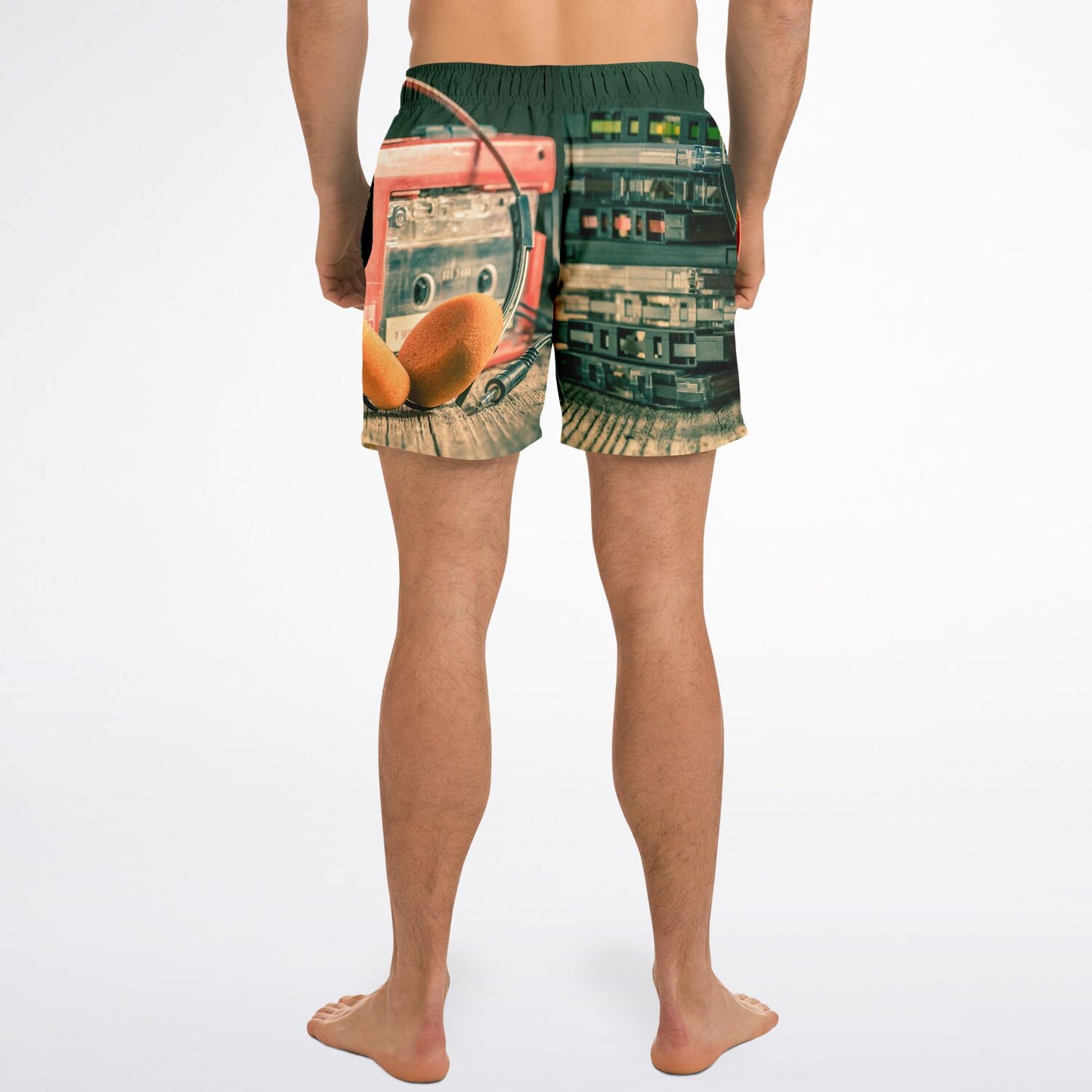 Cassette Player Beach Shorts AOP