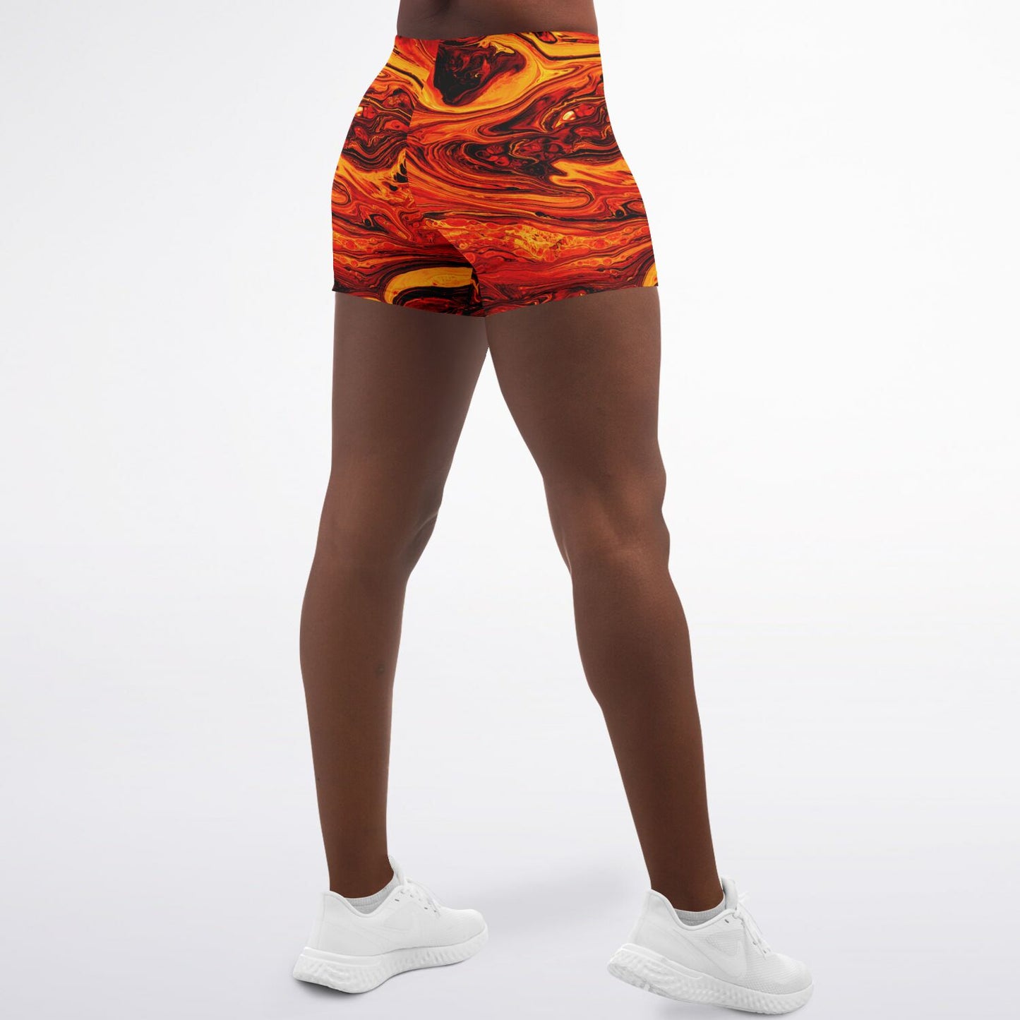 Lava Flow Legging Shorts - AOP