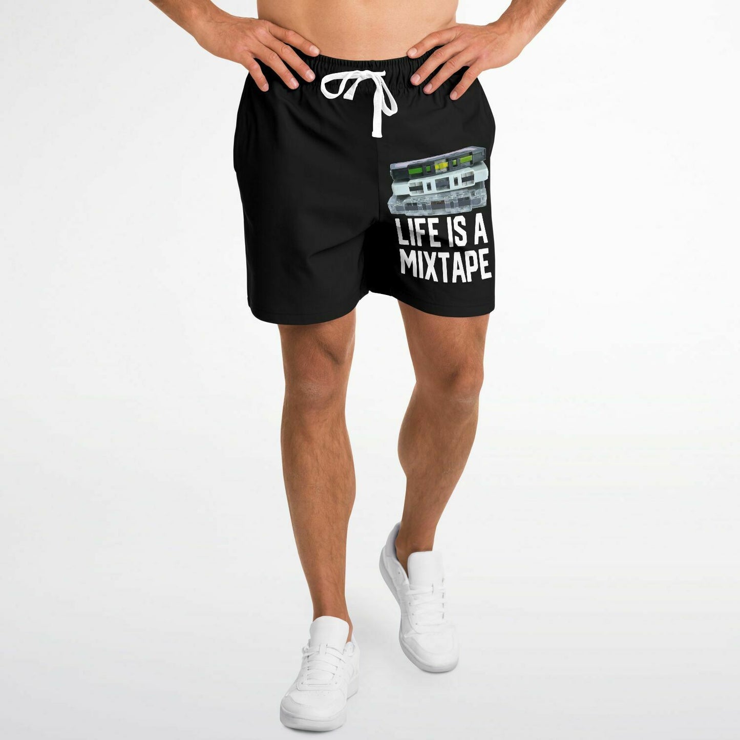 Life Is A Mixtape Fashion Shorts AOP