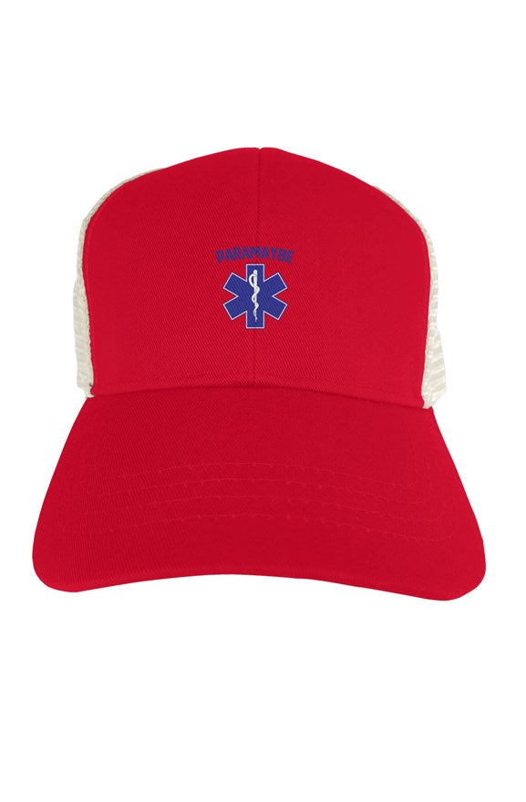 Paramaybe EMS Red Eco Trucker Organic Recycled Hat
