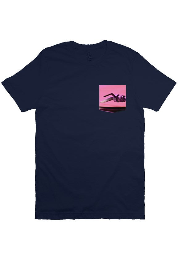 Stylus Pocket T-Shirt-Navy