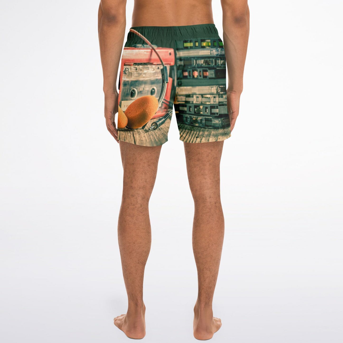 Cassette Player Beach Shorts AOP