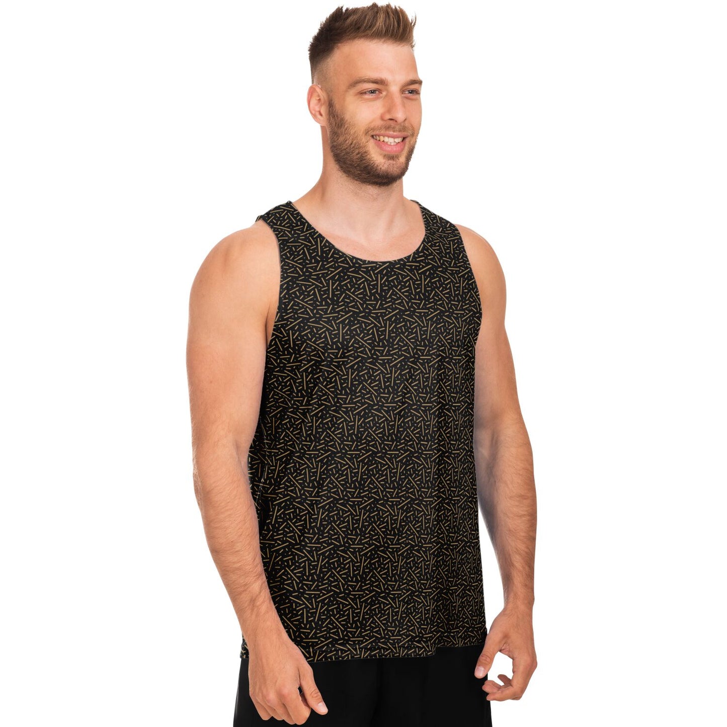 BlackGold Unisex Tank Top - AOP