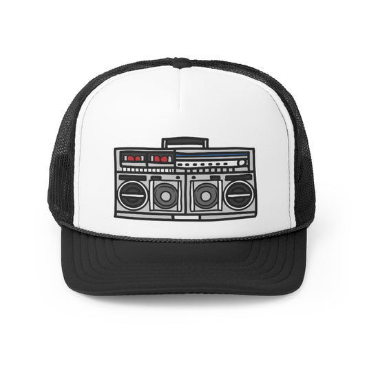 Funky Boom Box Trucker Cap