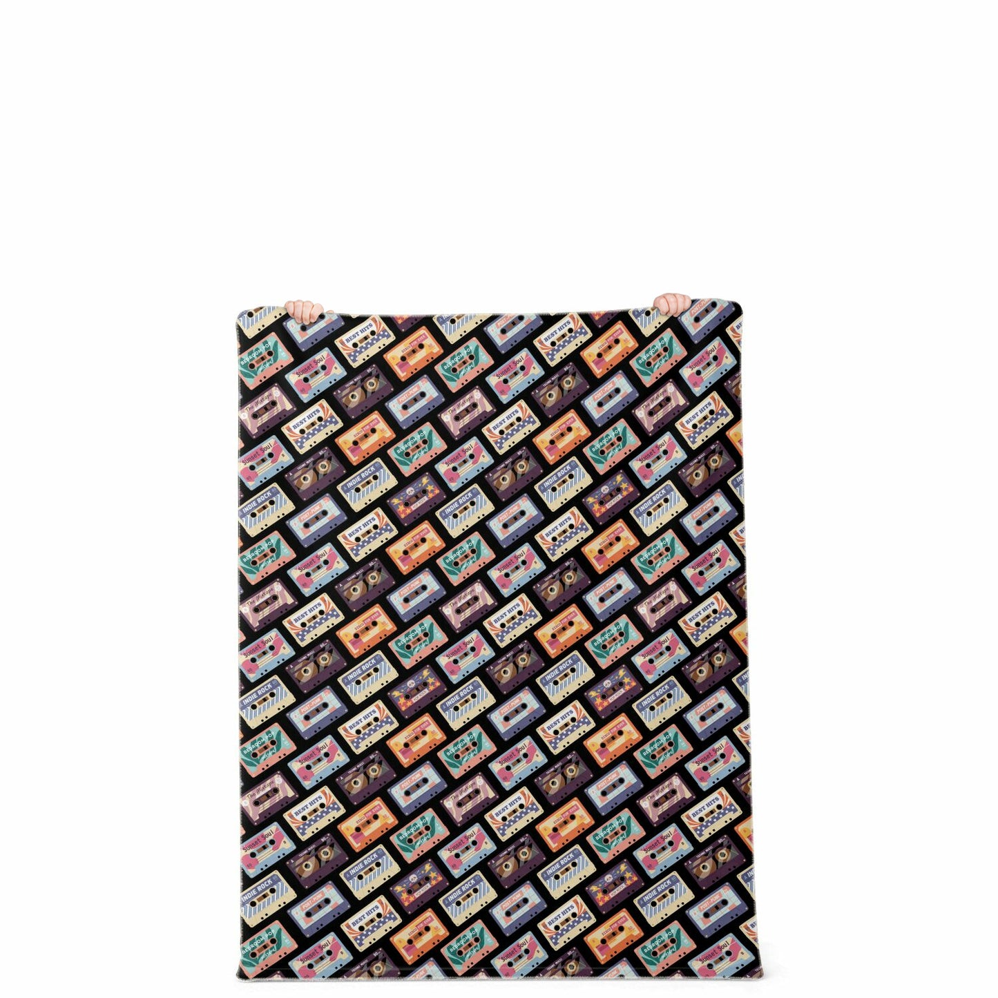 Cassettes Premium Microfleece Blanket - AOP