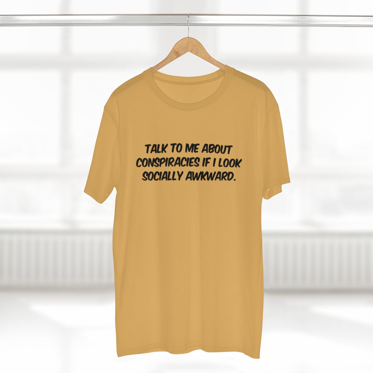 Talk To Me About Conspiracies If I Look Socially Awkward Tee