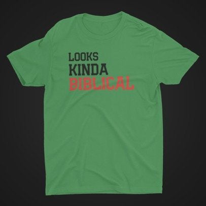 Looks Kinda Biblical Black/Red Tee
