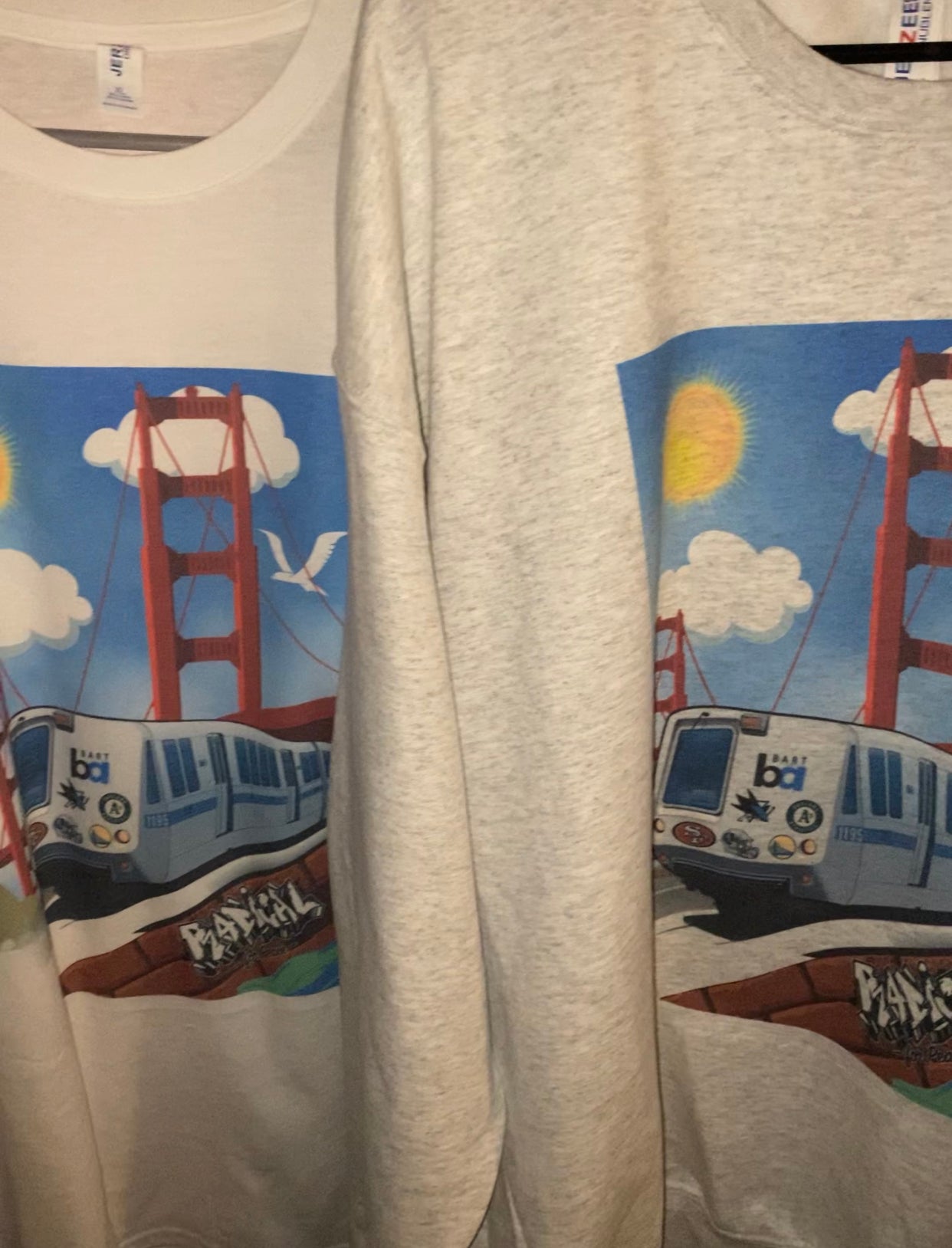 sanfranpsycho Beat La Black & Orange Tee | Urban Streetwear | Unique Graphic Tees | San Francisco Brand | High Quality T-shirts | Outer Sunset Surf Inspired | San