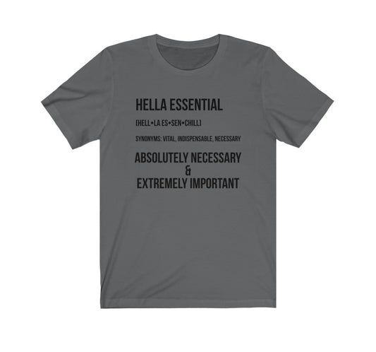 Essential Shirt, Essential Worker Shirt, Essential T-shirt, Social Distancing Shirt, Introvert Shirt, Funny Sarcastic Shirt, Hella Essential