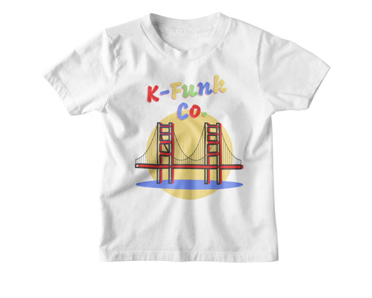 K-Funk CO  logo T-Shirt-color wheel